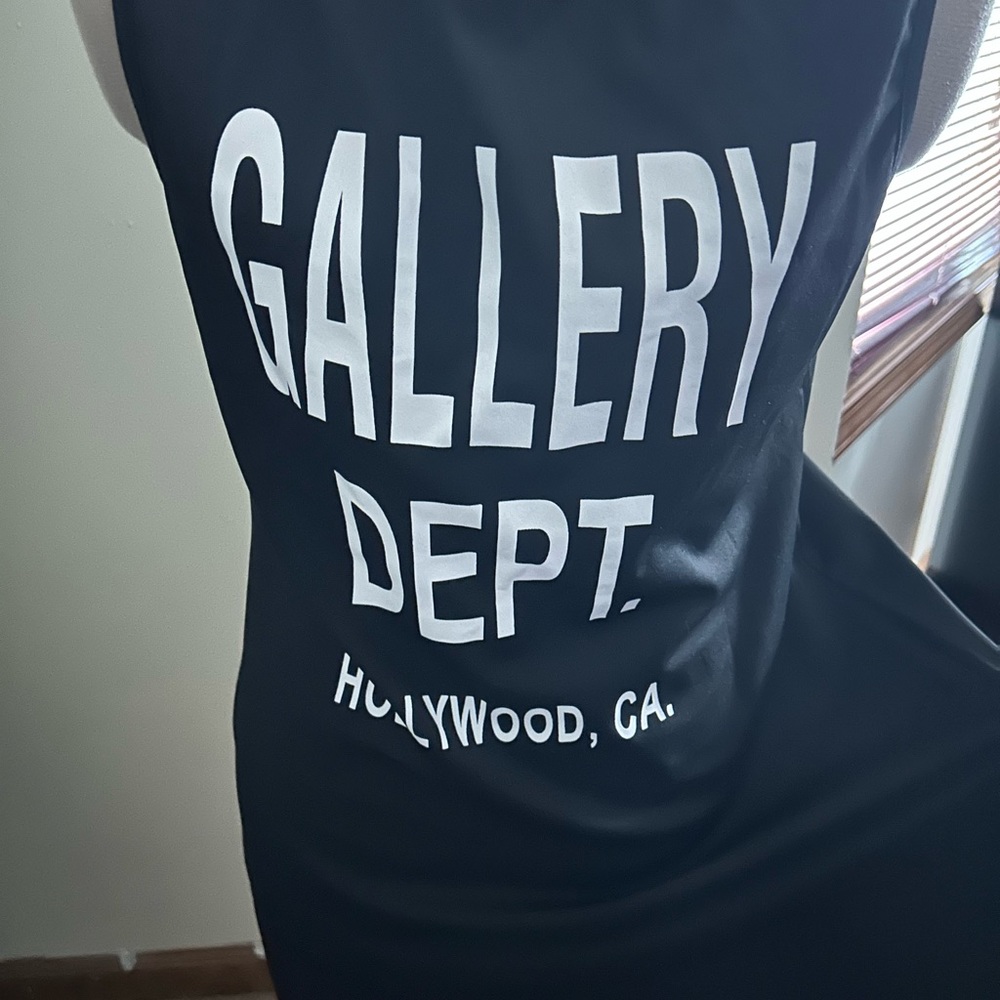 All black n white urban fashion tank dress - Picture 3 of 3